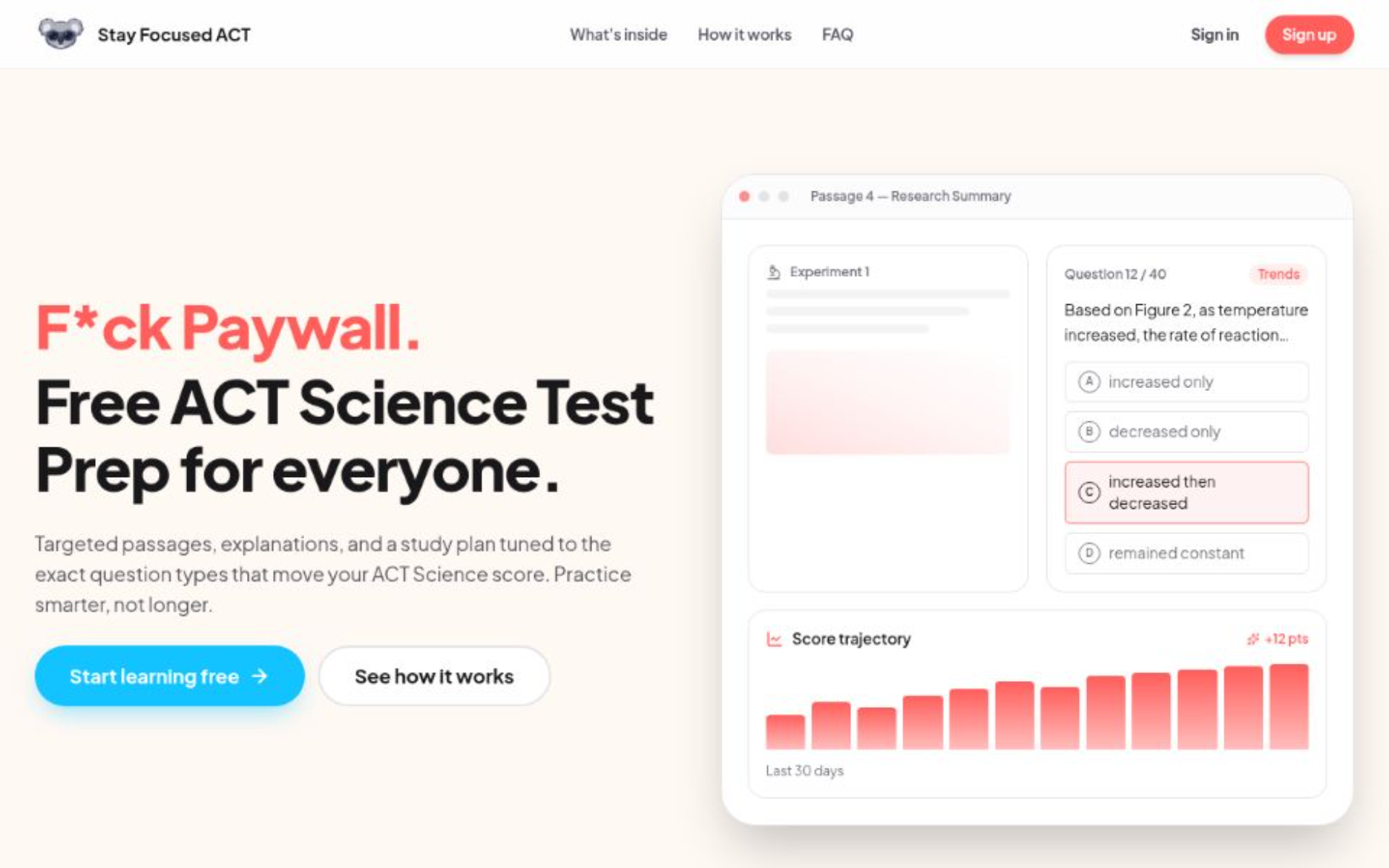 stayfocused website preview